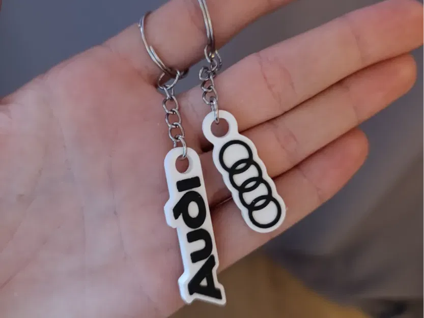 Móc Khóa Audi In 3D - Đẳng Cấp Cho Dân Xe Hơi - Image 1