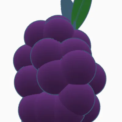 Mô Hình 3D Chùm Nho - Trang Trí Độc Đáo Cho Ngôi Nhà Bạn