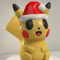 Tượng Pikachu Ông Già Noel - Quà Giáng Sinh Độc Đáo Cho Fan Pokémon - Thumbnail 1