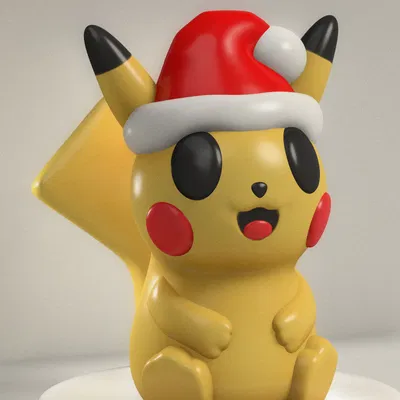 Tượng Pikachu Ông Già Noel - Quà Giáng Sinh Độc Đáo Cho Fan Pokémon