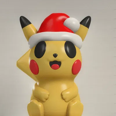 Tượng Pikachu Ông Già Noel - Quà Giáng Sinh Độc Đáo Cho Fan Pokémon
