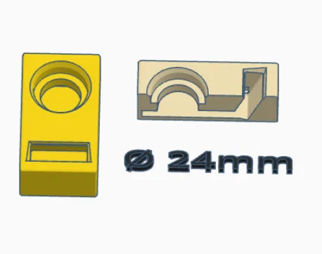 Bộ Chuyển Hướng Nước Vòi Sen "Fontana" 24mm - Tạo Đài Phun Mini - Image 3