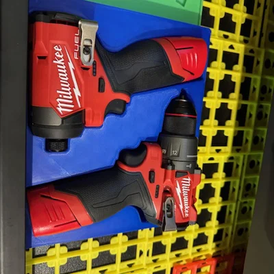 Khay Đựng Máy Milwaukee M12 Chuẩn Gridfinity