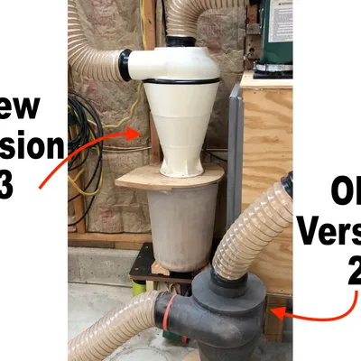 Version 3 – Cyclone dust separator 4"/100mm