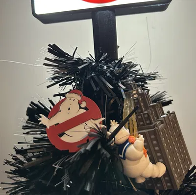 Móc khóa Ghostbusters Giáng Sinh - Trang trí cây thông độc đáo