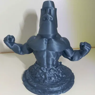 Tượng Moai Cơ Bắp (Buff/Muscular Moai)
