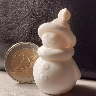 Người Tuyết Nhỏ Xinh - Mô Hình In 3D Dễ Thương