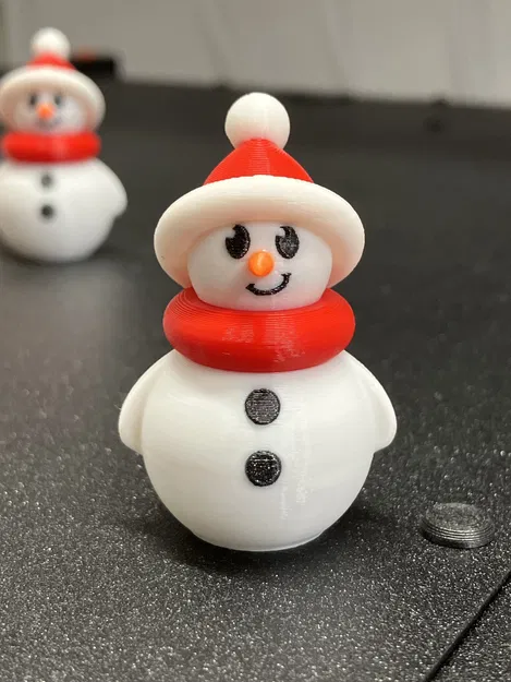 Snowman MMU + Carrot – Người tuyết in MMU kèm cà rốt - Image 2