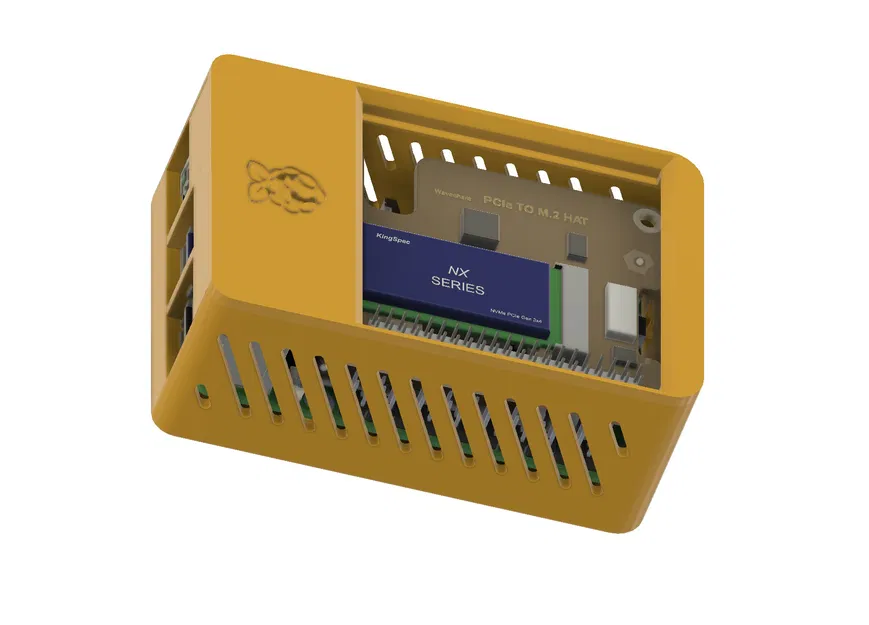 Case Raspberry Pi 5 PCIe NVMe cho Waveshare M.2 HAT+ (Update 21Nov24) - Image 5