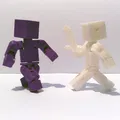 Mô hình Mini Minecraft Style Action Figure (Steve siêu nhiều khớp) - Thumbnail 1