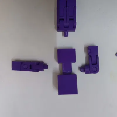 Mô hình Mini Minecraft Style Action Figure (Steve siêu nhiều khớp)