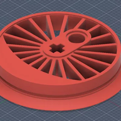 Bánh xe tàu Lego tùy biến 36.8mm (36.8mm custom Lego train wheels)