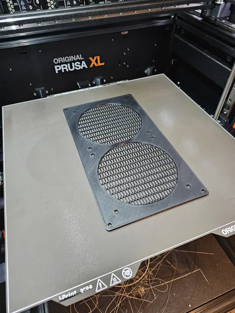 Tấm gắn quạt đôi 120mm Intake/Exhaust cho tủ network - Image 4