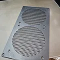 Tấm gắn quạt đôi 120mm Intake/Exhaust cho tủ network - Thumbnail 5