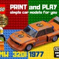 Mô Hình LEGO BMW 320i Cabrio 1977 "Jägermeister" - In 3D - Thumbnail 1