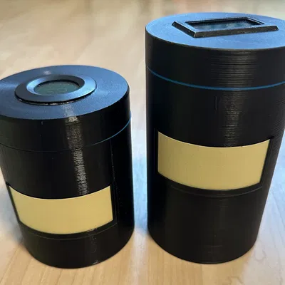 Hũ Humidor gắn Hygrometer để bảo quản xì gà hoặc weed