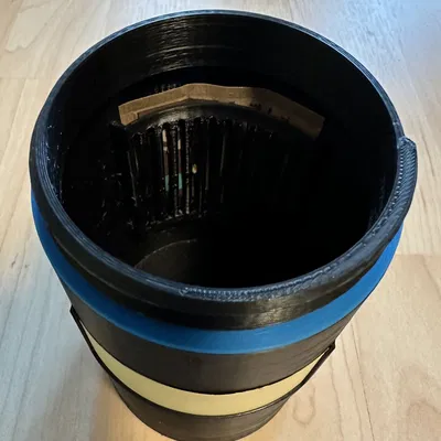 Hũ Humidor gắn Hygrometer để bảo quản xì gà hoặc weed