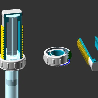 Giá đỡ ống tiêm 3D hỗ trợ bơm thuốc và keo chính xác