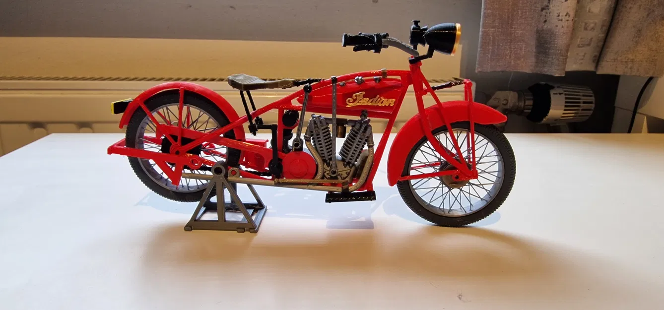 Mô Hình Xe Indian Scout 101 600cc 1928 - Tái Hiện Huyền Thoại - Image 3