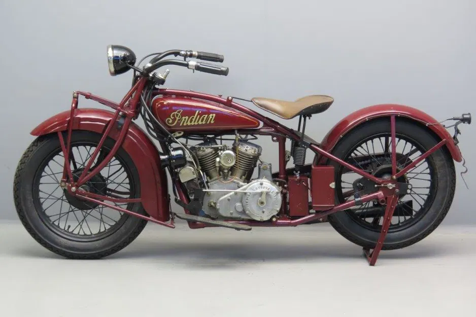 Mô Hình Xe Indian Scout 101 600cc 1928 - Tái Hiện Huyền Thoại - Image 9