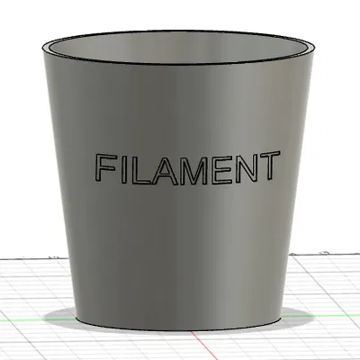 Thùng Rác Đựng Sợi Thừa Filament 3D Tiện Lợi