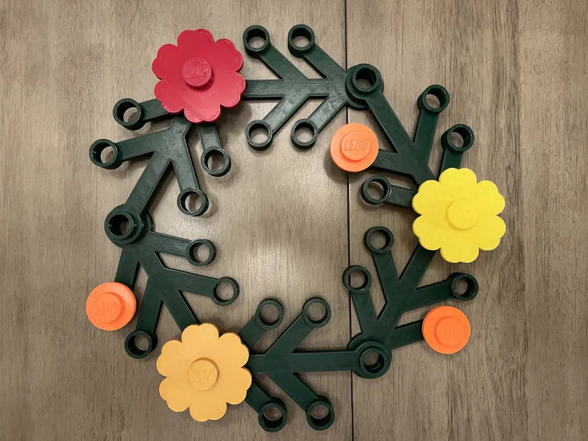 Bông hoa có stud cho vòng nguyệt quế Lego - Image 1