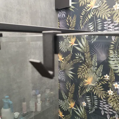 Móc treo khăn/quần áo cho kính phòng tắm (kính 4–10 mm)