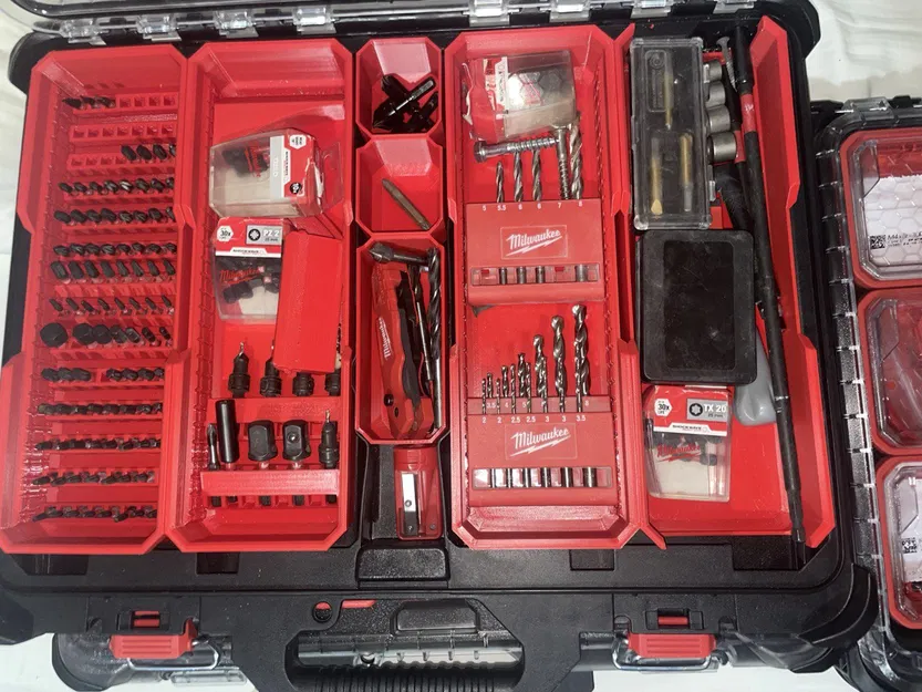 Khay Đựng Phụ Kiện Đa Năng Milwaukee Packout Slim Organiser - Image 2