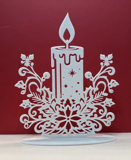 Nến Giáng Sinh 2 (Christmas candle 2) - Image 1