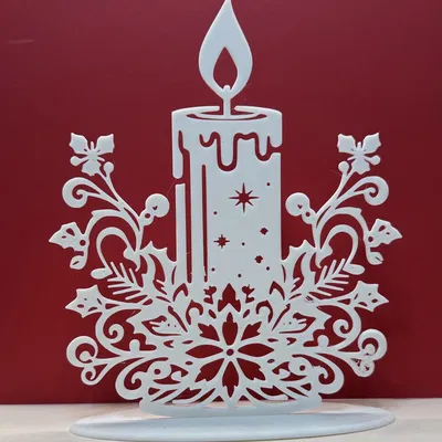 Nến Giáng Sinh 2 (Christmas candle 2)