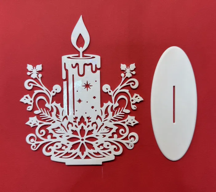 Nến Giáng Sinh 2 (Christmas candle 2) - Image 2
