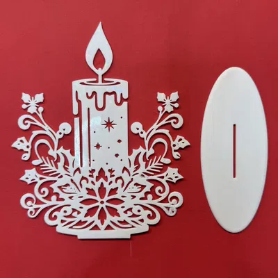 Nến Giáng Sinh 2 (Christmas candle 2)