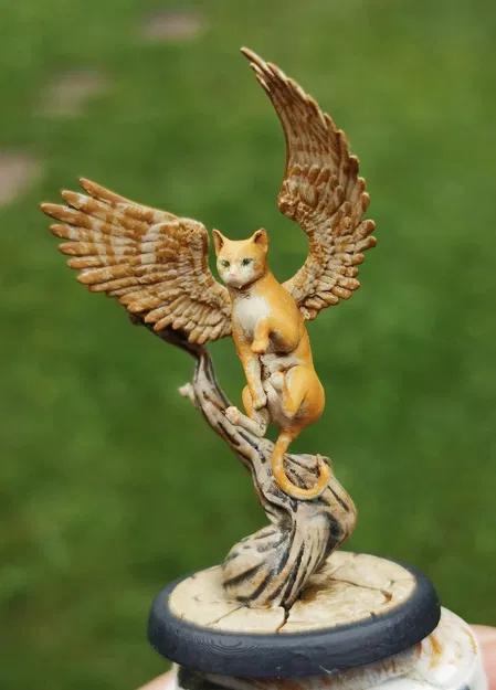 Tressym – Mèo Bay – Đỡ bằng cảnh vật (có support) - Image 1