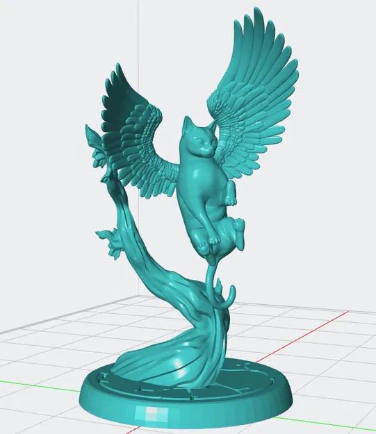 Tressym – Mèo Bay – Đỡ bằng cảnh vật (có support) - Image 2