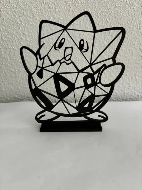 Mô Hình Togepi Pokémon Hình Học 3D Độc Đáo - Image 1