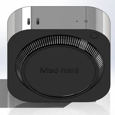 Mô Hình Máy Tính Mac Mini 3D - Biểu Tượng Apple