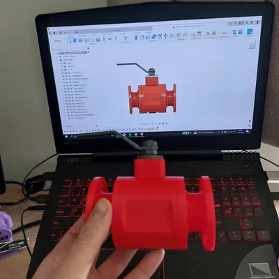 Van bi (Ball valve) mini hoạt động được