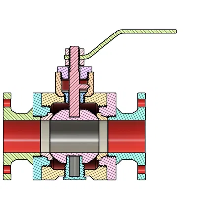 Van bi (Ball valve) mini hoạt động được