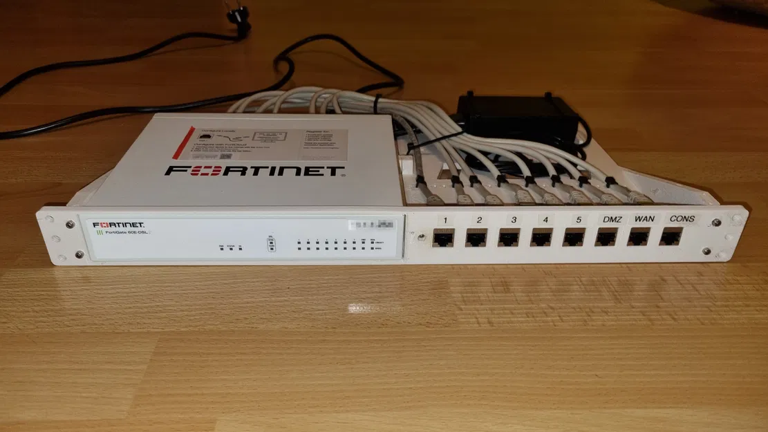 Giá rack 19" 1U cho FortiGate 60E-DSL - Image 1