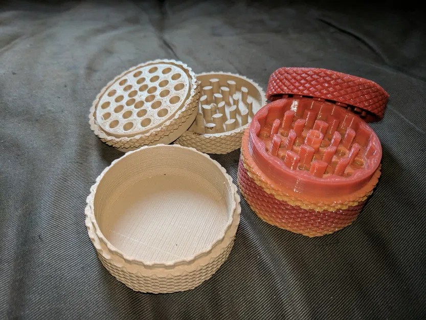 MM Grinder – Grinder kiêm hộp đựng kiểu Mendocino (snap-fit) - Image 1