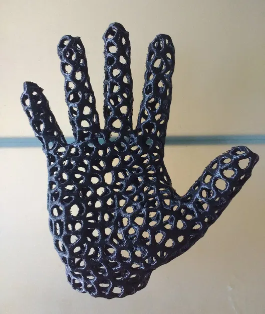 Voronoi Hand – Bàn tay Voronoi đỡ xà phòng - Image 1