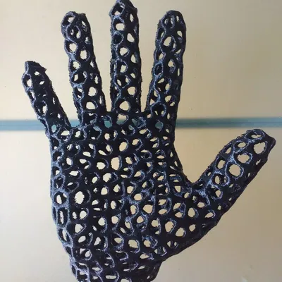 Voronoi Hand – Bàn tay Voronoi đỡ xà phòng
