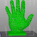 Voronoi Hand – Bàn tay Voronoi đỡ xà phòng - Thumbnail 2