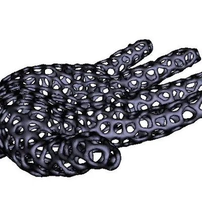 Voronoi Hand – Bàn tay Voronoi đỡ xà phòng