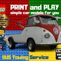 Mô Hình Xe Cứu Hộ LEGO VW BUS Tự In 3D - Thumbnail 1