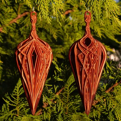 Ornament Giáng Sinh Hình Giọt Nước Kaleidoscope