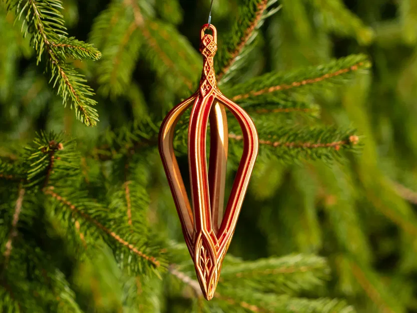 Ornament Giáng Sinh Giọt Nước Vương Miện Hoàng Gia - Image 1