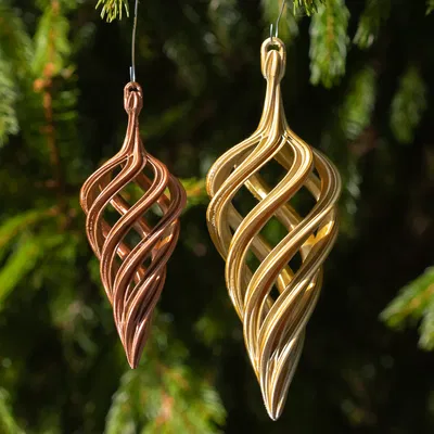 Christmas Spiral Teardrop 2023 – Ornament xoắn giọt lệ Giáng Sinh