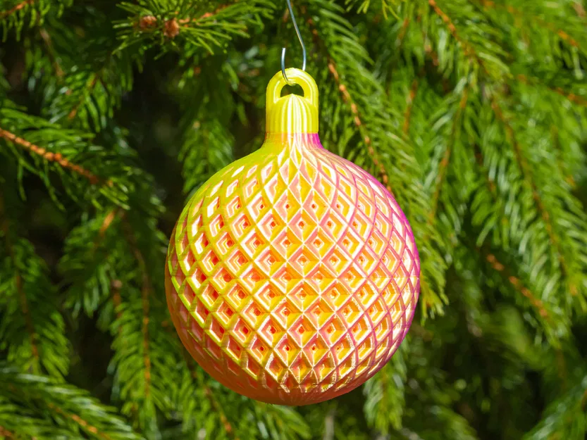 Bóng Noel – Lưới Siêu Mịn (Christmas Ball - Super Fine Lattice) - Image 1