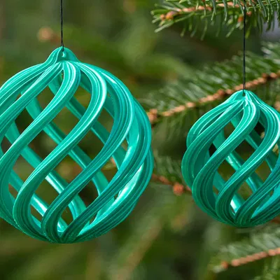 Quả Châu Noel Xoắn Ốc Nguyên Bản (Original Spiral Christmas Balls)
